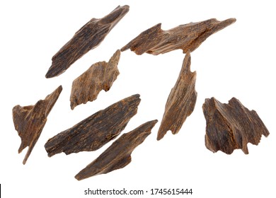Selective Focus, Sticks Of Agar Wood Or Agarwood Background The Incense Chips Used By Burning for incense & perfumes of essential oil as Oud Or Bakhoor - Shutterstock ID 1745615444