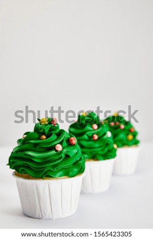 Similar – Image, Stock Photo cupcake christmas tree