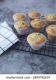 selective focus. a view soes maker is one savory muffin cake.