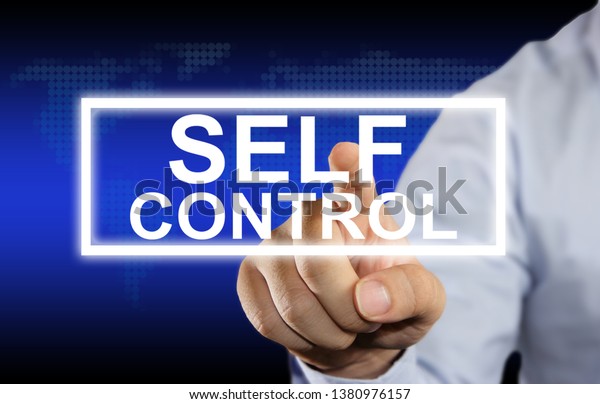 Self Control Business Motivational Inspirational Quotes Stock Photo ...