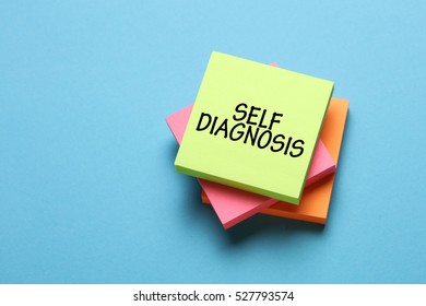 Self Diagnosis, Health Concept