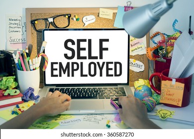 Self Employed Business Concept