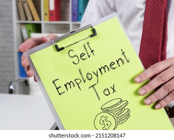 Self Employment Tax Is Shown Using A Text