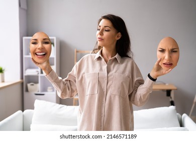 Self Impostor Disorder And Depression. Woman With Panic And Phobia - Shutterstock ID 2146571189