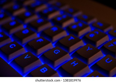 Self lighted computer keyboard, medical keyboard.