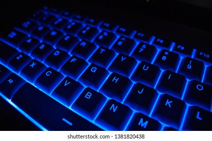 Self lighted keyboard, medical computer keyboard, 