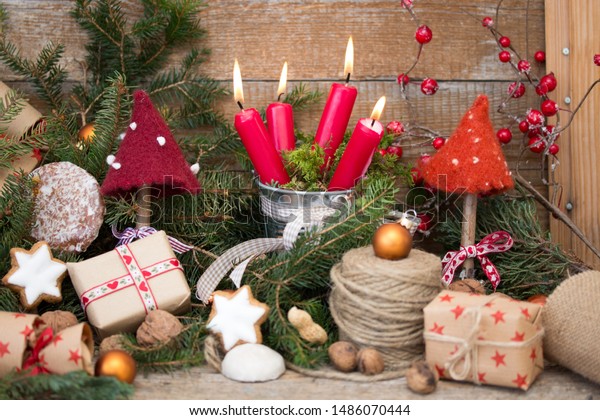 Self Made Christmas Decorations Ornaments Stock Image Download Now