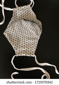 Self Made Mask From Net Designed Cloth