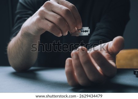 Self-Harm Attempt with Razor in Silence