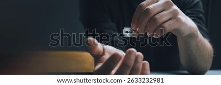 Self-Harm Attempt with Razor in Silence
