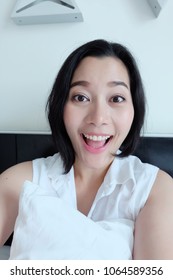 Selfie Asian Woman, Self Portrait