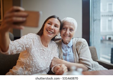 Selfie of senior friends - Powered by Shutterstock