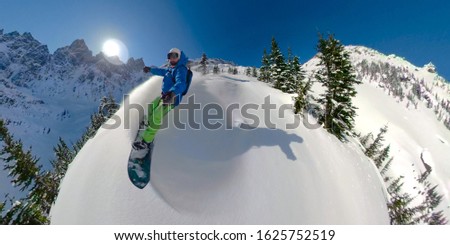 Similar – Image, Stock Photo deep snow intoxication