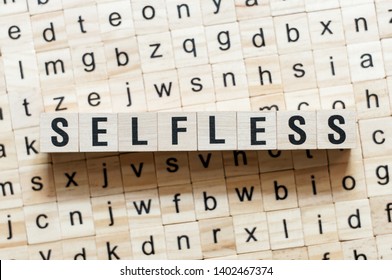 Selfless Word Concept On Cubes