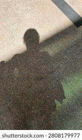 a selfportrait of myself in shadow