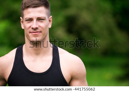 Self-satisfied man