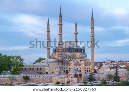 Selimiye Mosque (Selimiye Cami) - Edirne, Turkey. Built by architect Sinan (Mimar Sinan) between 1569 and 1575 and it was included on UNESCO's World Heritage List in 2011 Stock photo © 