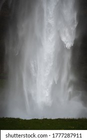 Seljalandsfoss waterfall in Iceland - front view