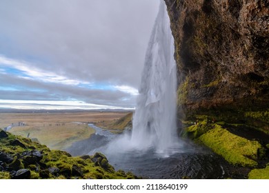 Seljalandsfoss and the Gljúfrabúi waterfall in Iceland, incredible beauty
