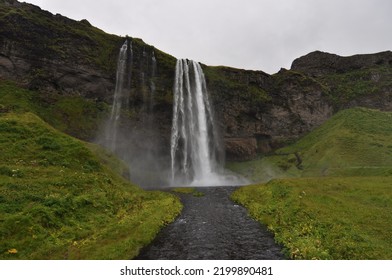 Seljalandsfoss is a waterfall in Iceland. Seljalandsfoss is located in the South Region in Iceland right by Route 1. 