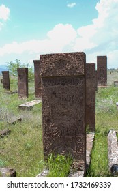 Seljuk Empire Gravestones And Landscape In Ahlat.