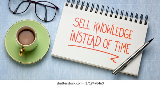 Sell Knowledge Instead Of Time PPT template 63 | CrystalGraphics