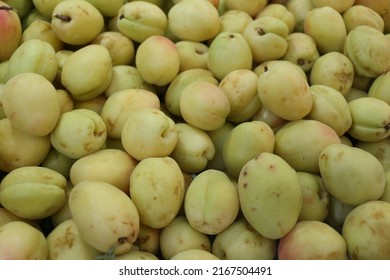 Selling Delicious And Sweet Apricots In The Iranian City