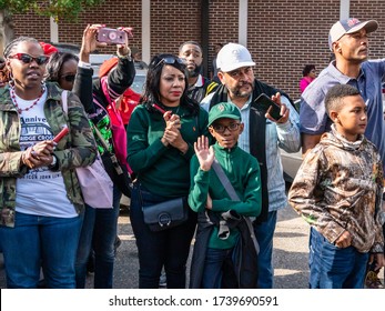 SELMA, ALABAMA / USA - March 1, 2020: Scenes From The March To Commemorate Bloody Sunday, 55 Years Later.