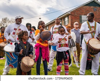 SELMA, ALABAMA / USA - March 1, 2020: Scenes From The March To Commemorate Bloody Sunday, 55 Years Later.