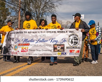 SELMA, ALABAMA / USA - March 1, 2020: Scenes From The March To Commemorate Bloody Sunday, 55 Years Later.