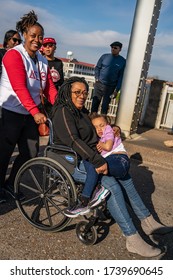 SELMA, ALABAMA / USA - March 1, 2020: Scenes From The March To Commemorate Bloody Sunday, 55 Years Later.