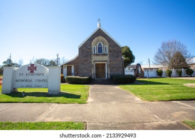 Selma Alabama USA - March 1 2022: St Edmund's Memorial Chapel