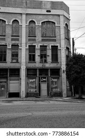 Selma, Alabama USA- October 21, 2017: Building In Downtown Selma Alabama, The Scene Of A Civil Rights Movement And Beginning Of The Selma To Montgomery Voting Rights Trail.