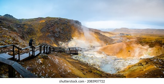 Seltun Geothermal Area, Krysuvik, Reykjanes Peninsula, Iceland, Hot Springs Of Iceland