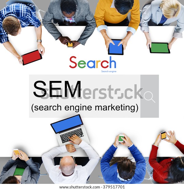 SEM\
Search Engine Marketing Business Strategy\
Concept