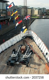 Semaphore Flag Signals - Royal Yacht Britannia