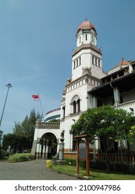 Semarang, Central Java, January05 2022, An Old Building Called Lawang Sewu Is A Historical Heritage Now As A Local And Foreign Tourist Destination