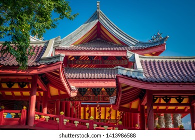 Semarang, Indonesia. Mei 25, 2019. Sam Poo Kong Is The Oldest Temple In Semarang, Indonesia. Also Known As Gedung Batu Temple.  Originally Estabilished By Chinese Muslim Explorer,  Zheng He