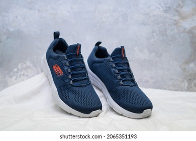 skechers shoes for men blue