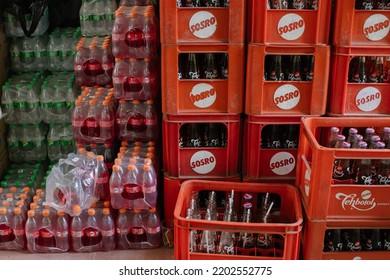 
 Semarang, Indonesia - Sept 11th, 2022 - Various Kinds Of Soft Drinks And Tea