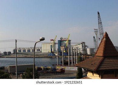 Semarang, Indonesia - September 12, 2020: A Portrait Of PT Sriboga Flour Mill Factory