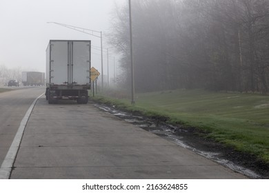 semi truck on American hiway 