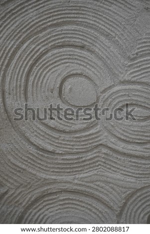 Semicircle Waves of Sand, Natural Structural Background.