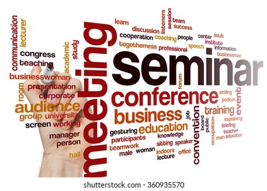 Seminar word cloud