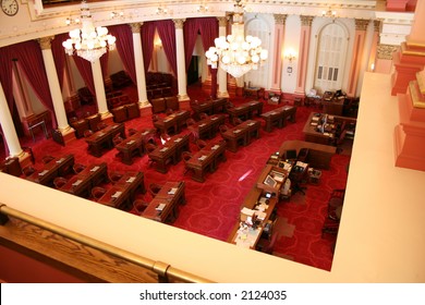 Senate Floor Of California State Capitol