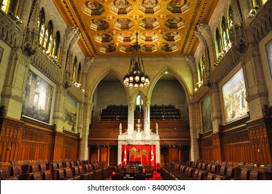 The Senate of Parliament Building, Ottawa, Canada