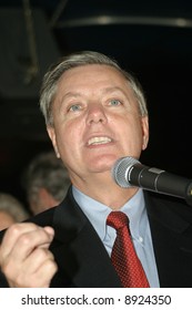 Senator Lindsey Graham, Republican From South Carolina,at Pre-debate Rally For John McCain In Myrtle Beach, SC January 10, 2008