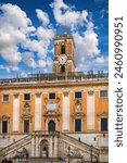 Senators Palace (Palazzo Senatorio) - palace, located in the Piazza del Campidoglio, on Capitol Hill in Rome, Italy