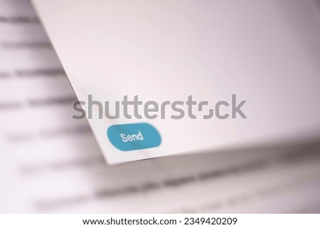 send button on computer screen