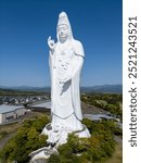 Sendai Dai Kannon Colossus Statue in Sendai, Japan